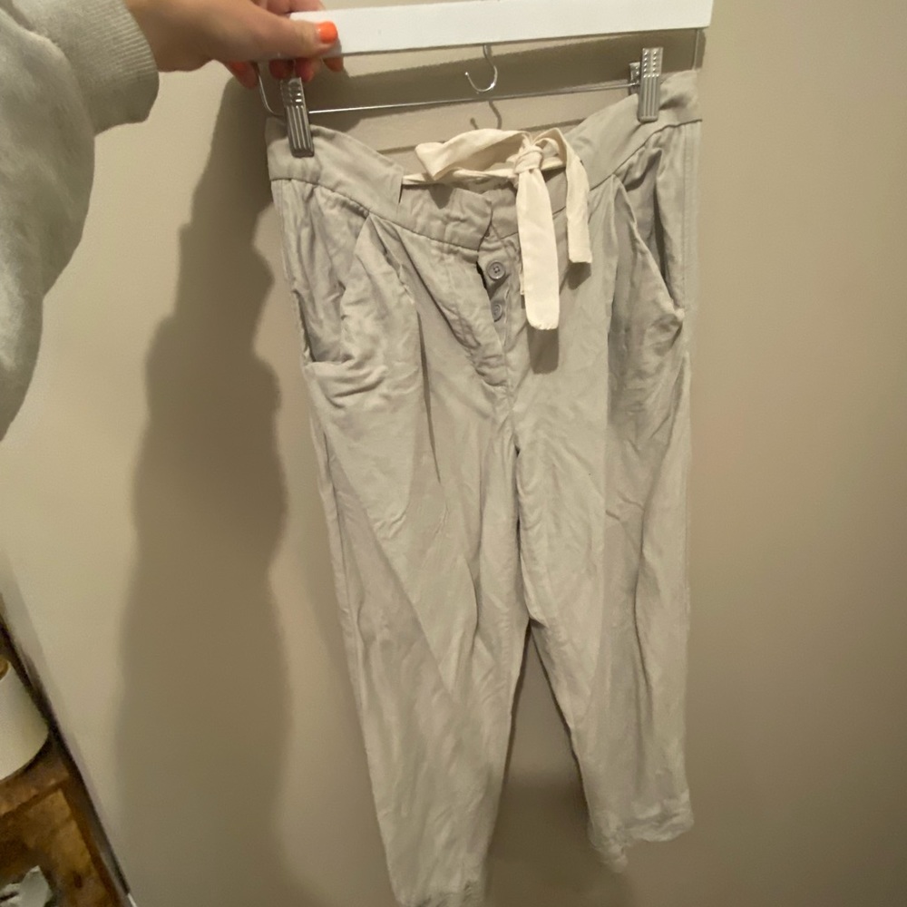 Wilfred Grey Linen Pants